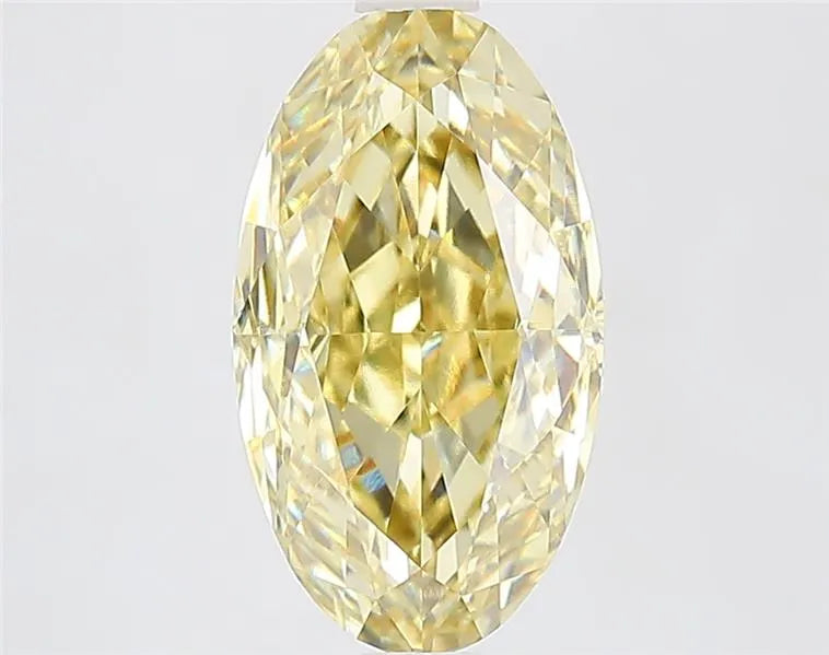 3.03ct Oval Lab Grown Diamond (Colour Fancy Light Yellow, Clarity VVS2, IGI Certified)