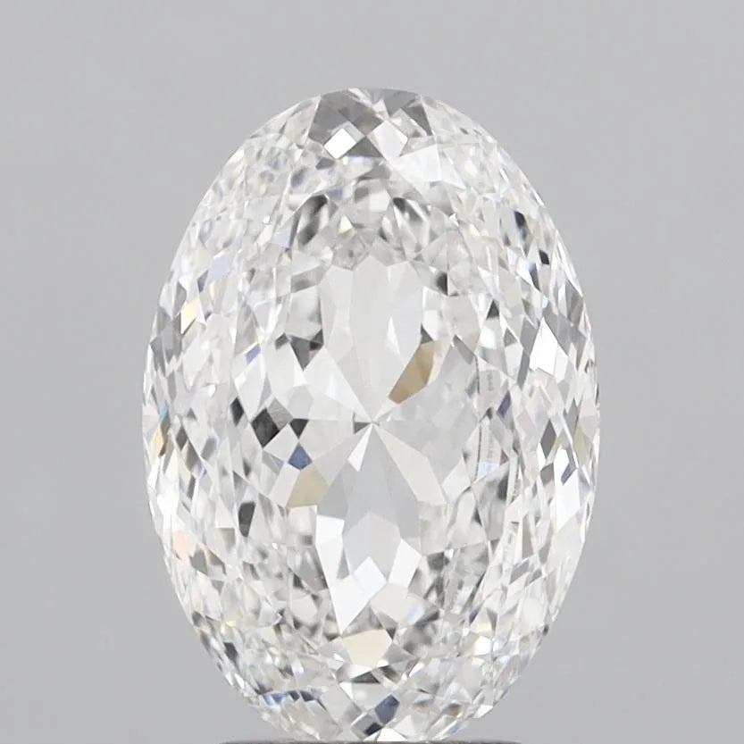 3.60ct Oval Lab Grown Diamond (Colour D, Clarity VVS2, IGI Certified)