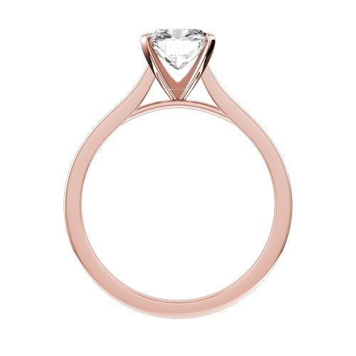 Cushion Lab-grown Diamond Bridal Ring — front