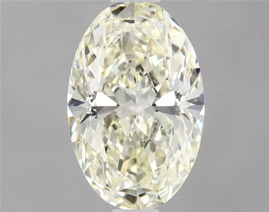 0.35ct Oval Natural Diamond (Colour J, Clarity IF, Cut VG, IGI Certified)