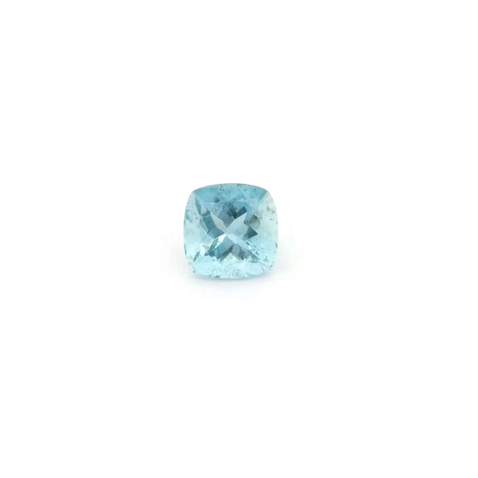 0.51ct Cushion Natural Aquamarine (Colour Blue, Clarity Slightly Included, Cut Faceted)