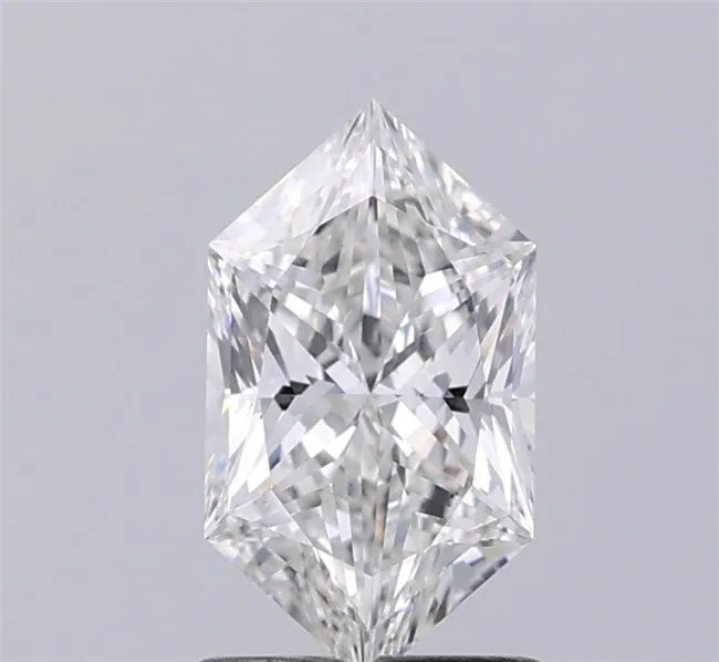 1.07ct Hexagonal Lab Grown Diamond (Colour F, Clarity VVS2, IGI Certified)