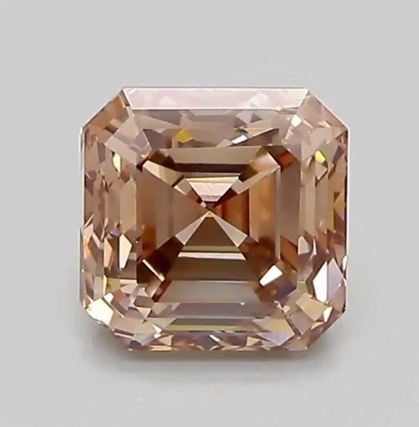 1.29ct Asscher Lab Grown Diamond (Colour Fancy Brown, Clarity VS1, IGI Certified)