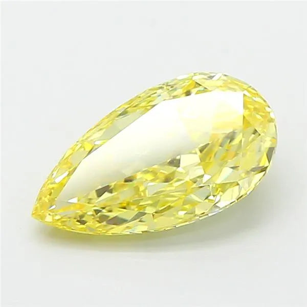 1.51ct Pear Lab Grown Diamond (Colour Fancy Intense Yellow, Clarity VS1, IGI Certified)