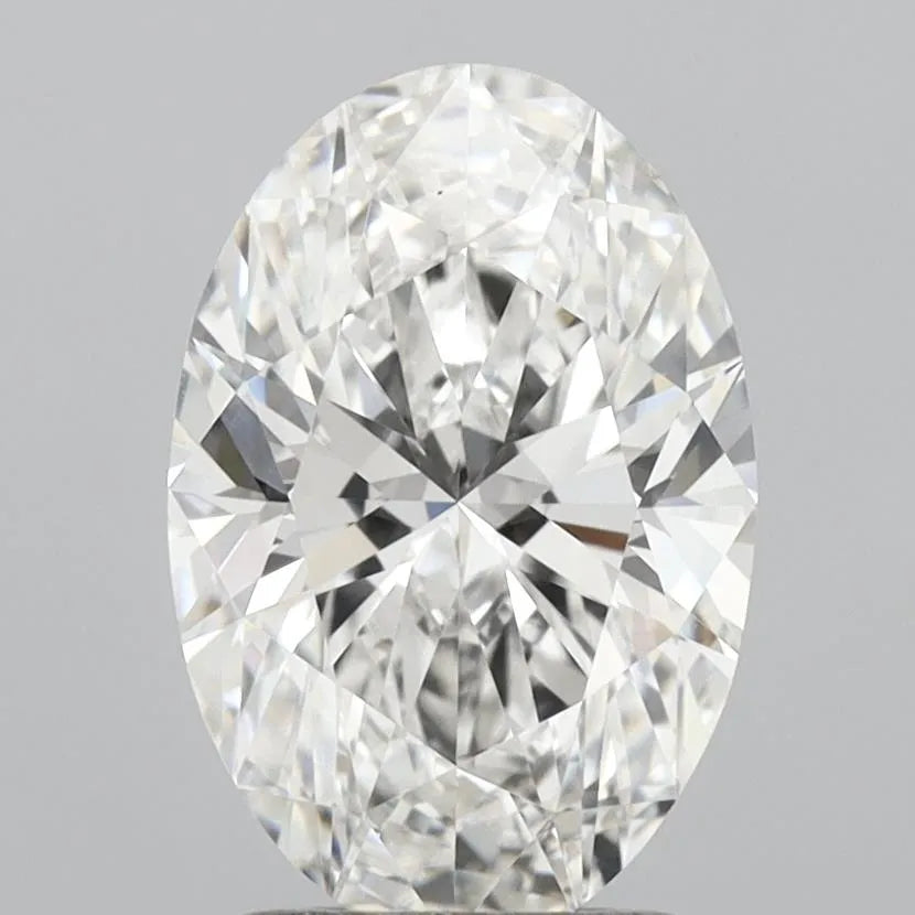 2.01ct Oval Lab Grown Diamond (Colour F, Clarity VVS2, IGI Certified)