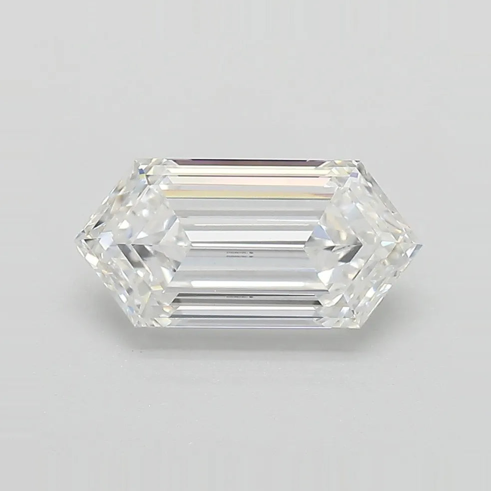 2.09ct Hexagonal Lab Grown Diamond (Colour E, Clarity VVS2, IGI Certified)