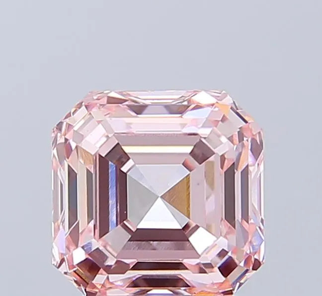 2.53ct Asscher Lab Grown Diamond (Colour Fancy Pink, Clarity VS1, IGI Certified)
