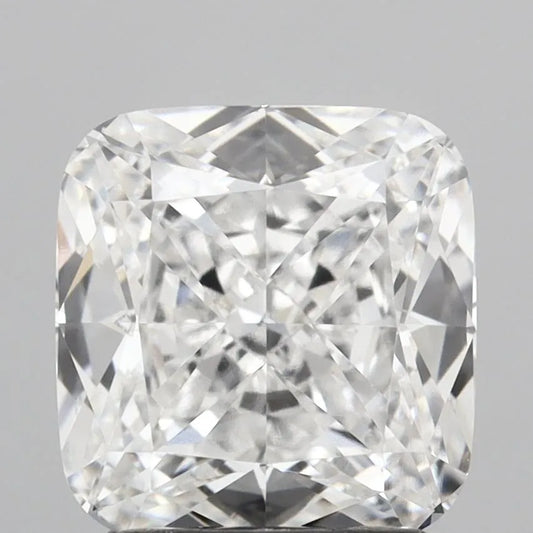 2.57ct Cushion modified Lab Grown Diamond (Colour E, Clarity VVS2, IGI Certified)