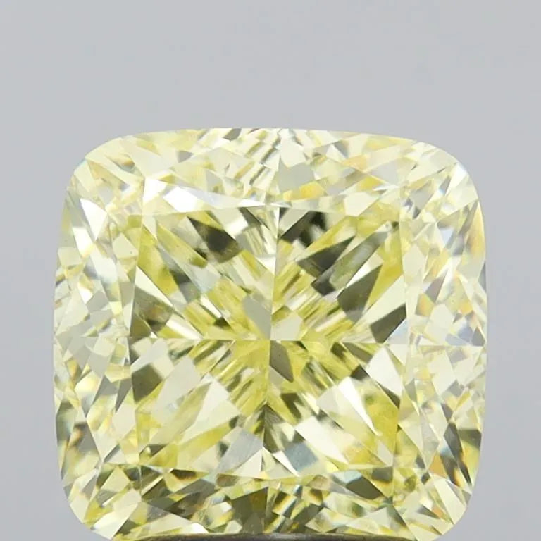 3.03ct Cushion modified Lab Grown Diamond (Colour Fancy Yellow, Clarity VS1, IGI Certified)