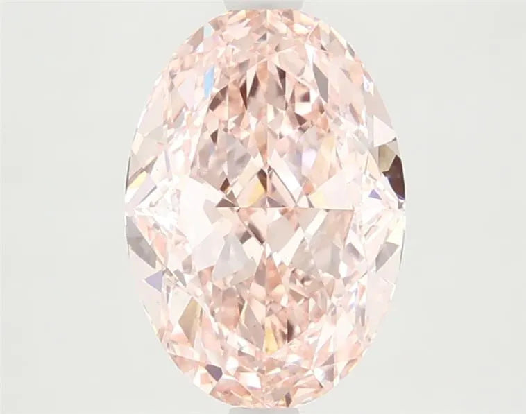 3.03ct Oval Lab Grown Diamond (Colour Fancy Vivid Pink, Clarity VS1, IGI Certified)