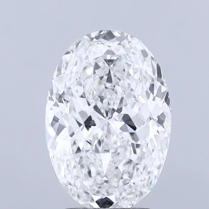 3.10ct Oval Lab Grown Diamond (Colour F, Clarity VVS2, IGI Certified)