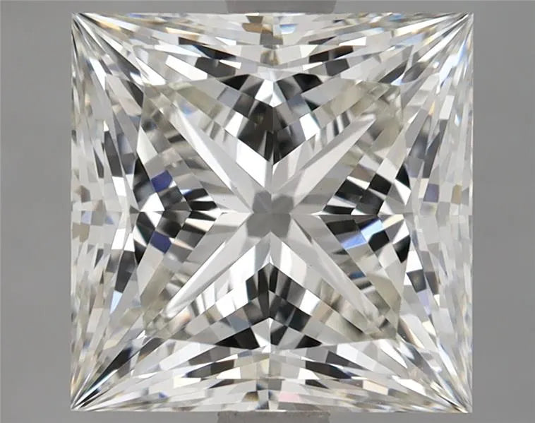 3.34ct Princess Lab Grown Diamond (Colour H, Clarity VVS2, IGI Certified)