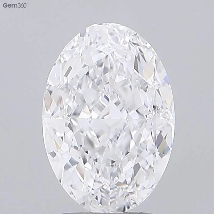 3.53ct Oval Lab Grown Diamond (Colour D, Clarity VVS2, IGI Certified)