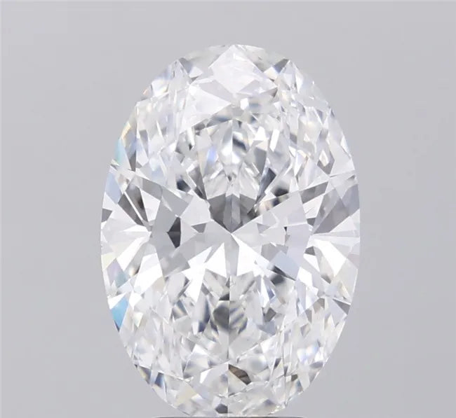 4.08ct Oval Lab Grown Diamond (Colour E, Clarity VVS2, IGI Certified)