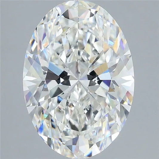 4.09ct Oval Lab Grown Diamond (Colour G, Clarity VS1, IGI Certified)