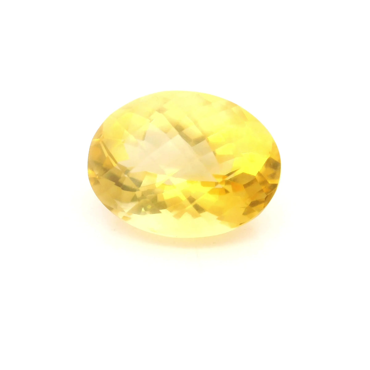 9.97ct Oval Natural Citrine (Colour Yellow, Clarity Eye Clean, Cut Faceted)