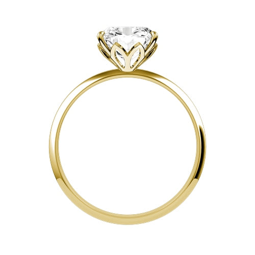 Cushion Lab-grown Diamond Bridal Ring — front