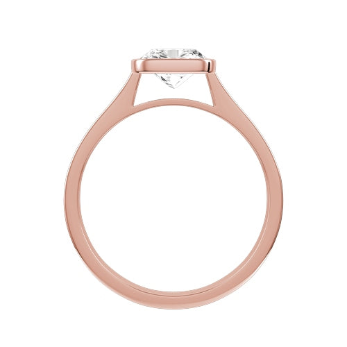 Cushion Lab-grown Diamond Bridal Ring — front