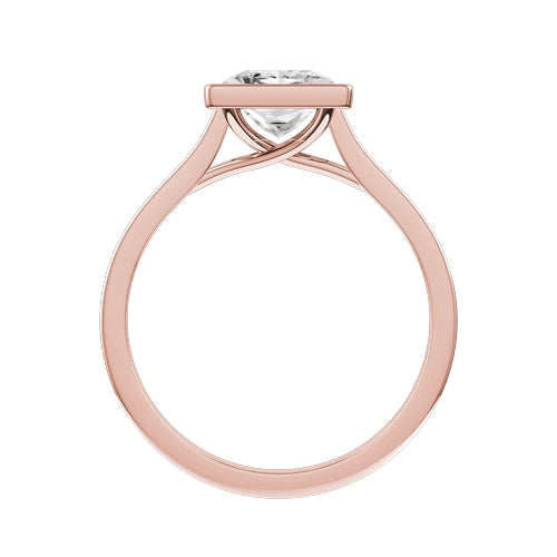 Princess Cut Lab-grown Diamond Bridal Ring — front