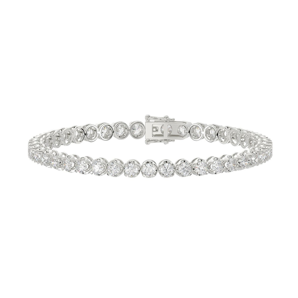 Light Weight (Fusion) Lab Grown Diamond Tennis Bracelet