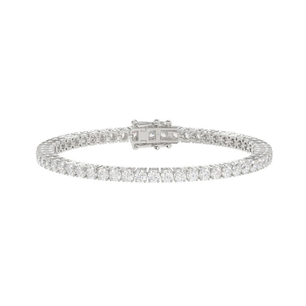 Classic 4 Prong Lab Grown Diamond Tennis Bracelet
