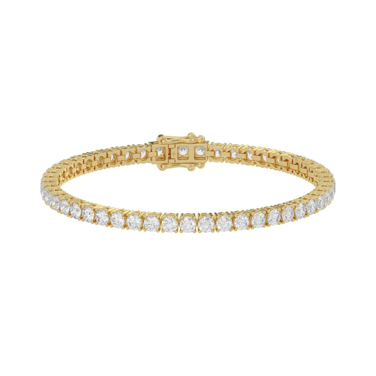 Classic 4 Prong Lab Grown Diamond Tennis Bracelet