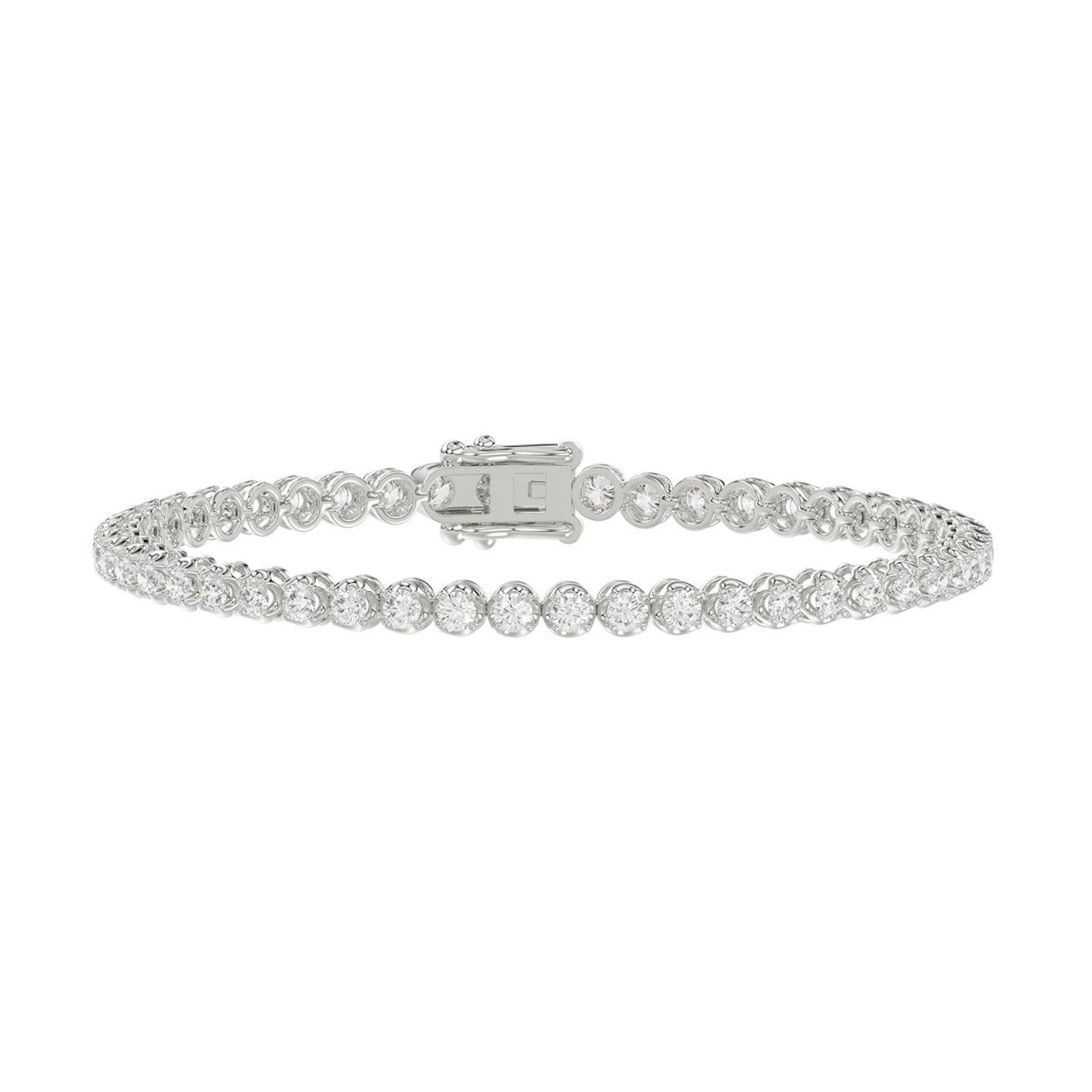 Light Weight (Fusion) Lab Grown Diamond Tennis Bracelet