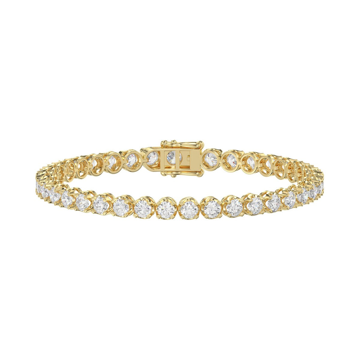 Light Weight (Fusion) Lab Grown Diamond Tennis Bracelet