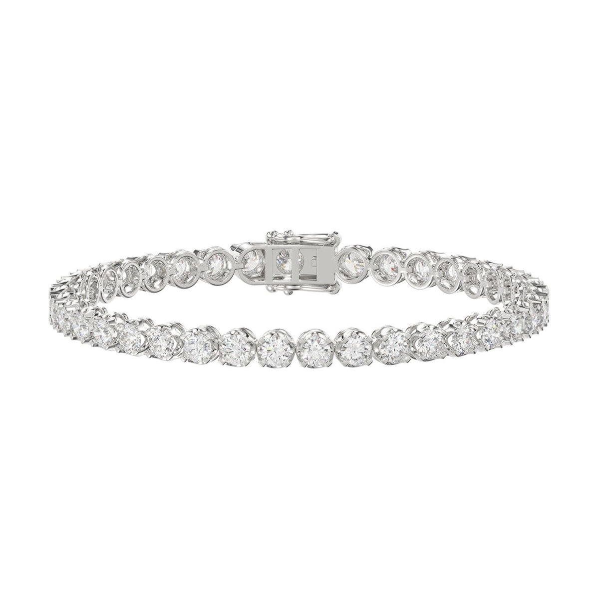 Light Weight (Fusion) Lab Grown Diamond Tennis Bracelet