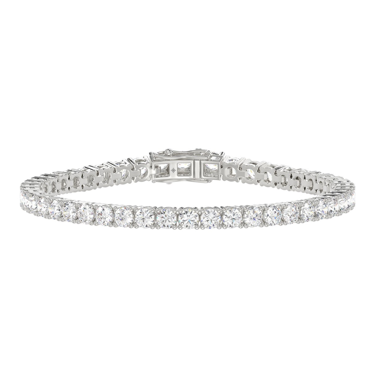 Classic 4 Prong Lab Grown Diamond Tennis Bracelet
