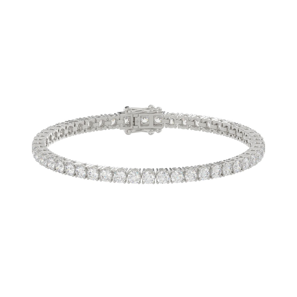 Classic 4 Prong Lab Grown Diamond Tennis Bracelet