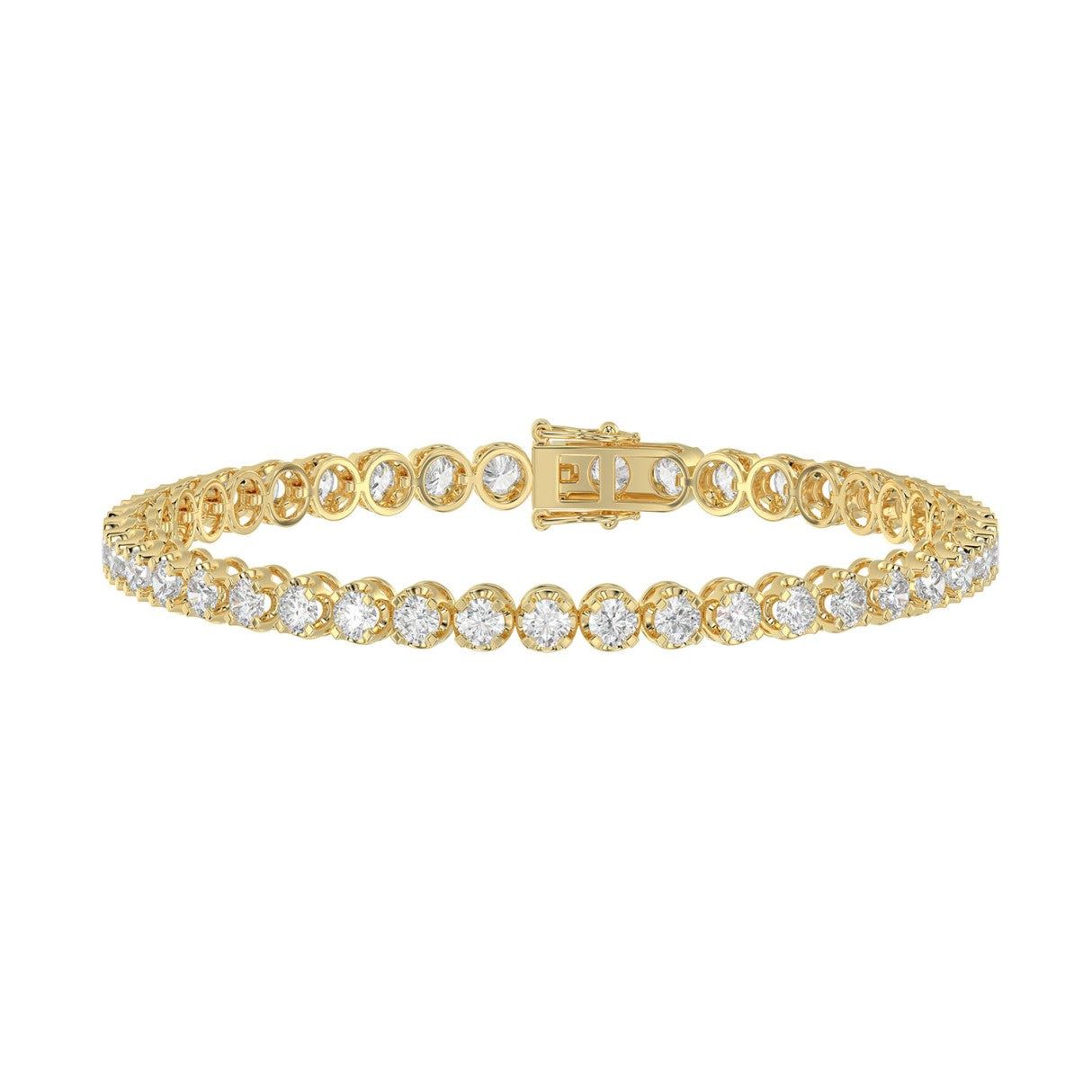 Light Weight (Fusion) Lab Grown Diamond Tennis Bracelet