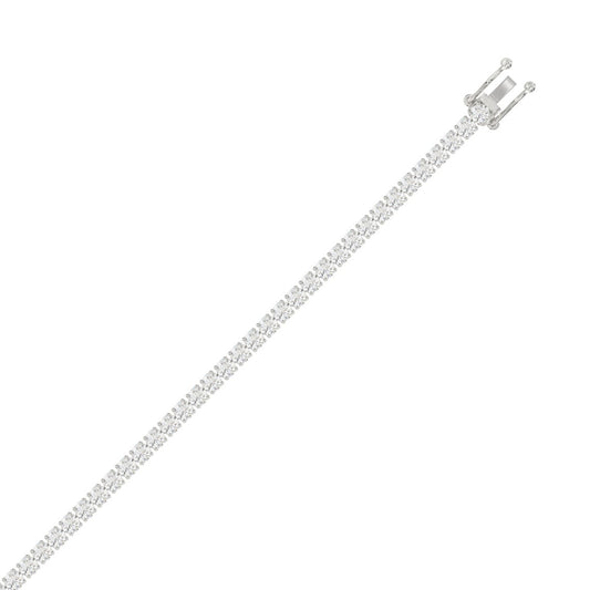 14K White Gold, top view