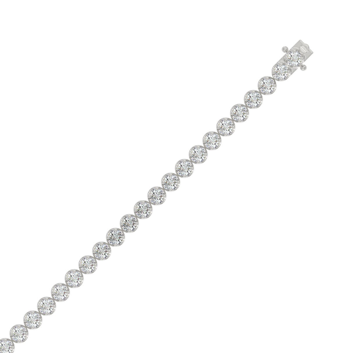 Light Weight (Fusion) Lab Grown Diamond Tennis Bracelet