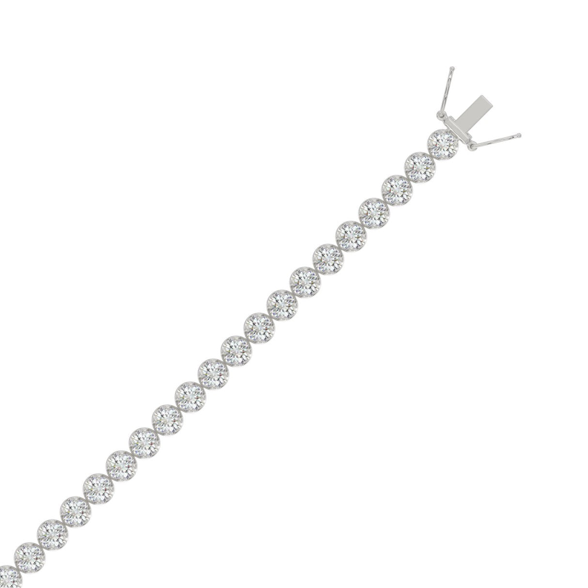 Light Weight (Fusion) Lab Grown Diamond Tennis Bracelet